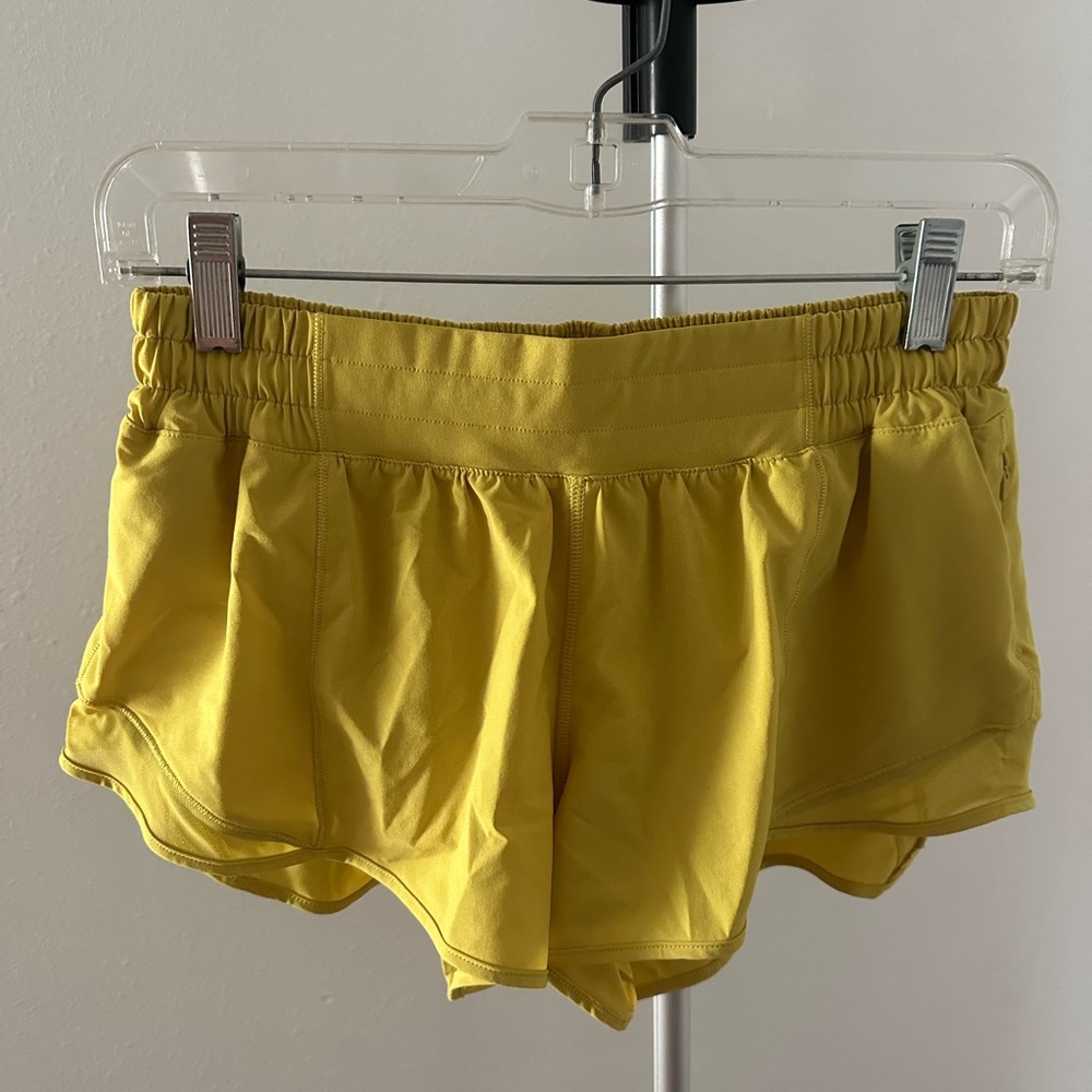 Lululemon Yellow Women's Athletic Shorts